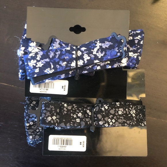 2 Express Floral Bow ties - Picture 2 of 5